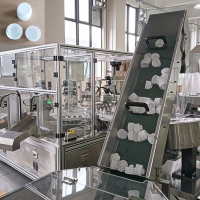 Perfect Assembling Machine User-Friendly Operation With PLC Control  For Laundry Detergent Bottle Cap Automatic Screwing Machine