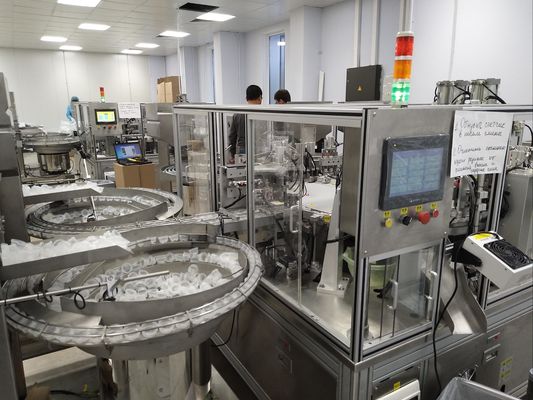 Автоматическая сборка европейской крышки с двусторонней крышкой, винтовка, стабильная, эффективная