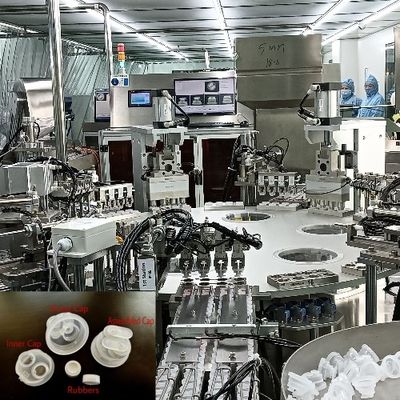Нержавеющая сталь и алюминиевый сплав Euro Cap Double Port Cap Assembly Machine Type Turntable High Capacity