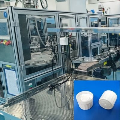 Машина сборки крышки для сушилки от силиконового геля Стабильная производительность Управление Plc Дистанционное управление